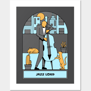 Jazz Lord (version 1) Posters and Art